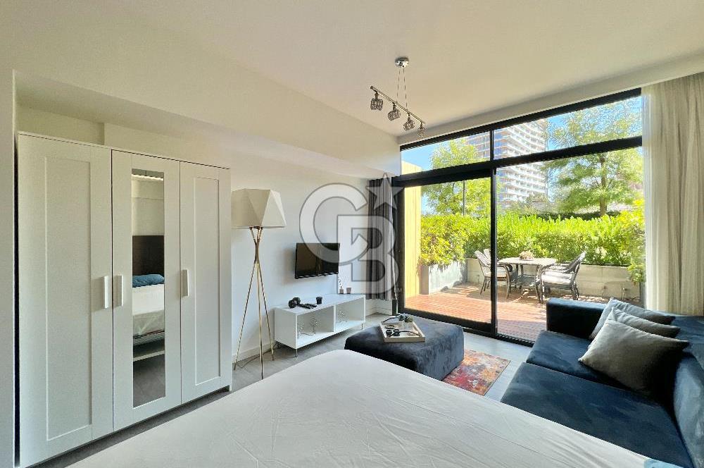 FOLKART TIME BORNOVA KİRALIK BAHÇELİ EŞYALI 1+0 DAİRE