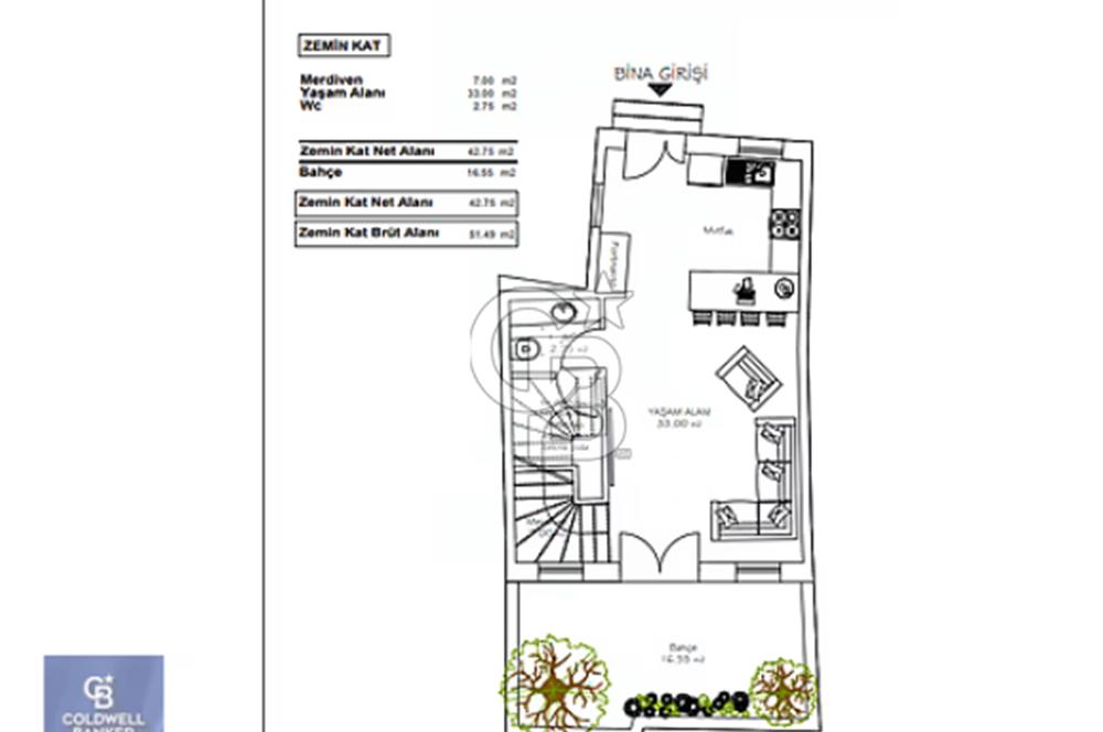 Ayvalık İsmetpaşa'da Projeli Satılık Müstakil Bina