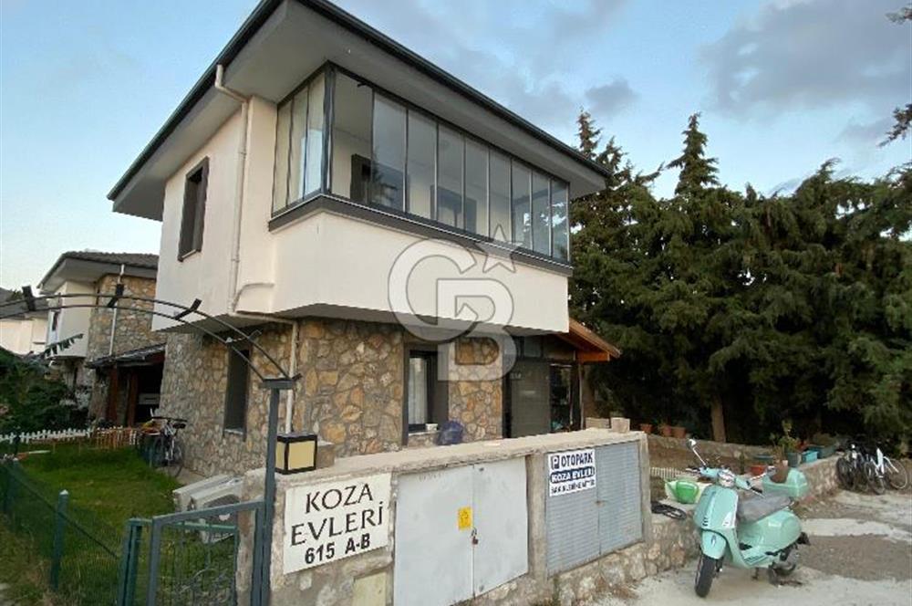 DATÇA KIZLAN'DA ŞAHANE GENİŞ BAHÇELİ SATILIK 2+1 DUBLEKS 