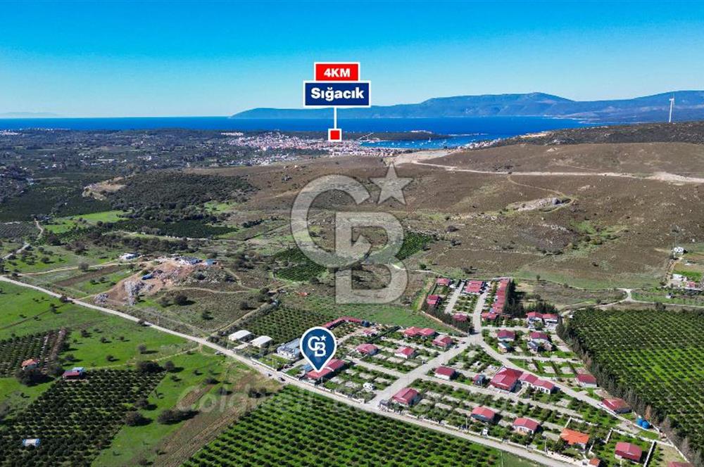 Seferihisar, Camikebir Mah. Satılık 317 m2 Kooperatif Bahçesi veTaş Evi