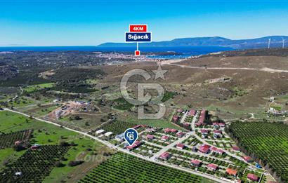 Seferihisar, Camikebir Mah. Satılık 317 m2 Kooperatif Bahçesi veTaş Evi