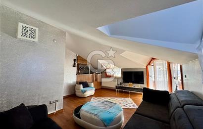 Fındıklı Mahallesinde Modern Tasarımlı Geniş Çatı Dubleksi