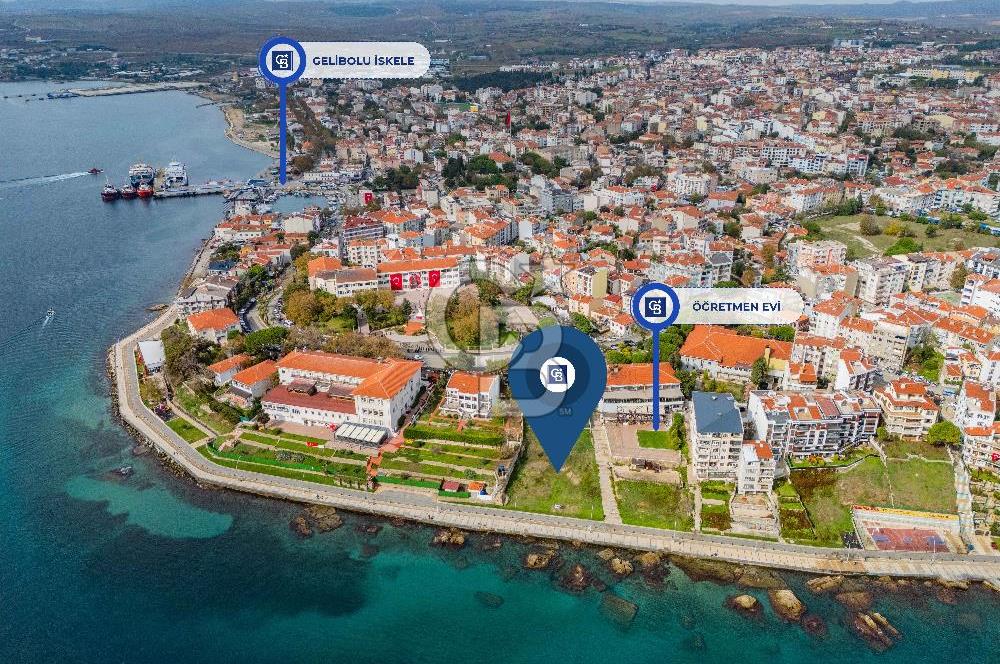 GELİBOLU SAHİLDE DENİZ MANZARALI SATILIK OTEL ARSASI