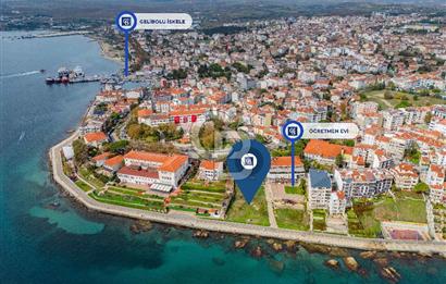 GELİBOLU SAHİLDE DENİZ MANZARALI SATILIK OTEL ARSASI