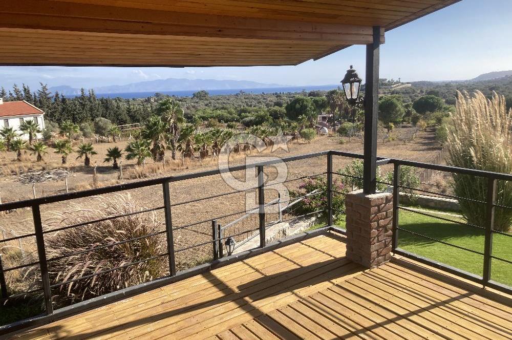 Datça Kızlan da Ful Deniz Manzaralı Satılık Müstakil Ev