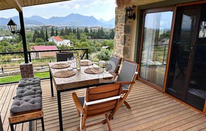 Datça Kızlan da Ful Deniz Manzaralı Satılık Müstakil Ev