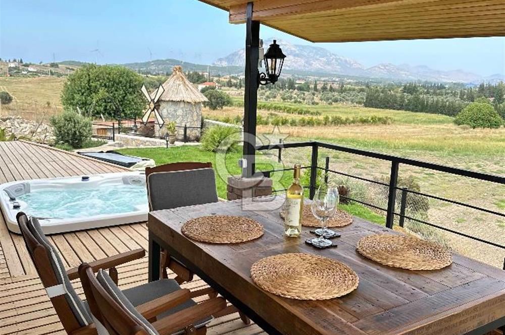 Datça Kızlan da Ful Deniz Manzaralı Satılık Müstakil Ev