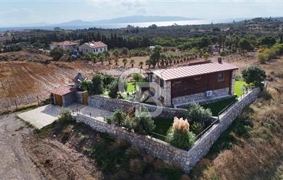 Datça Kızlan da Ful Deniz Manzaralı Satılık Müstakil Ev