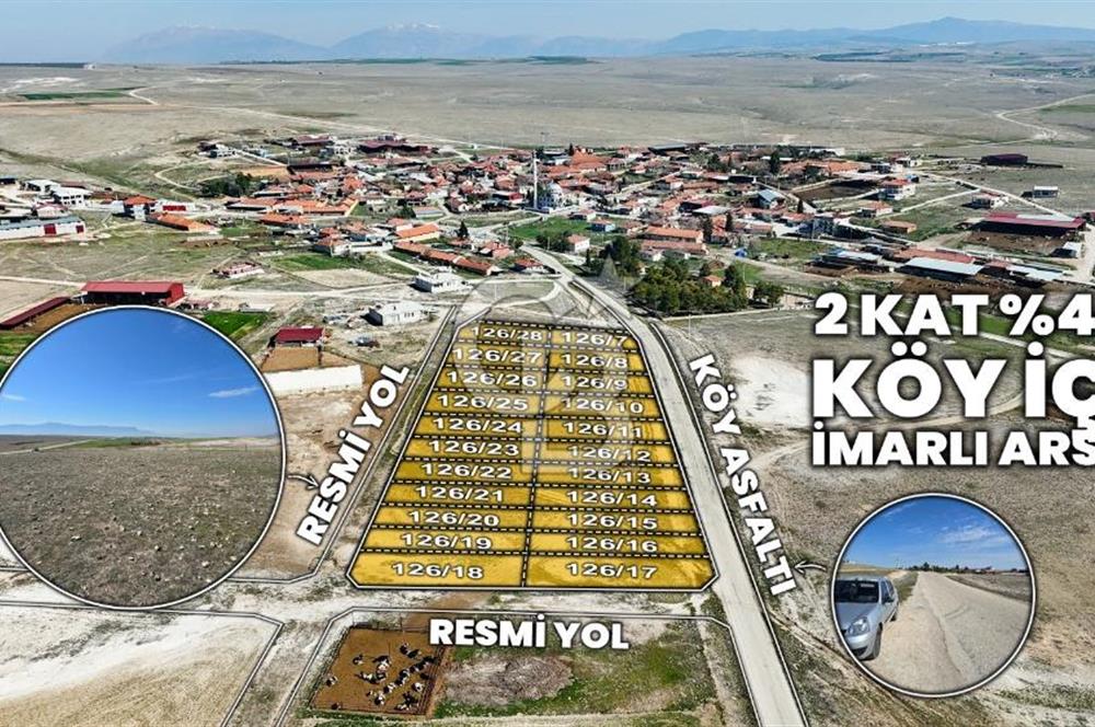 Afyon Küllüce'de 318 m2 İmarlı arsa
