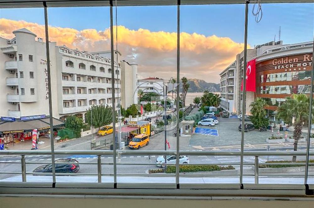 Marmaris Siteler'de Deniz Manzaralı Kiralık Daire
