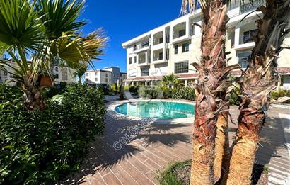 Kuşadası Değirmendere’de Bahçeli, Havuzlu Sitede Kiralık Daire