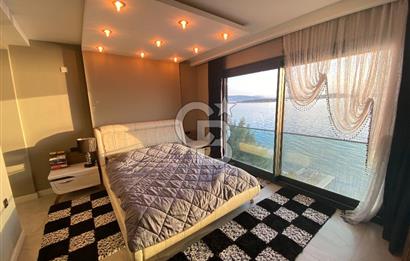 Denize Sıfır, Sonsuzluk Havuzlu, 431 m² Tripleks Lüks Villa – Yaz Kış Yaşanabilir Sahil Evi