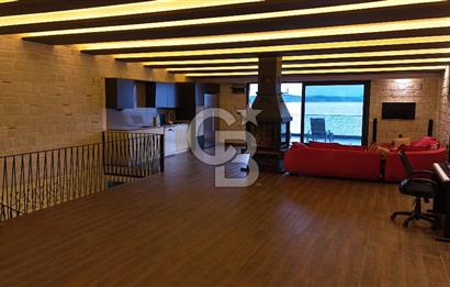 Denize Sıfır, Sonsuzluk Havuzlu, 431 m² Tripleks Lüks Villa – Yaz Kış Yaşanabilir Sahil Evi