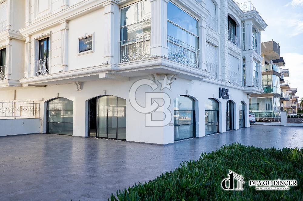 GÜZELBAHÇEDE DENİZE BİRİNCİ SIRA KİRALIK 420m2 İŞ YERİ