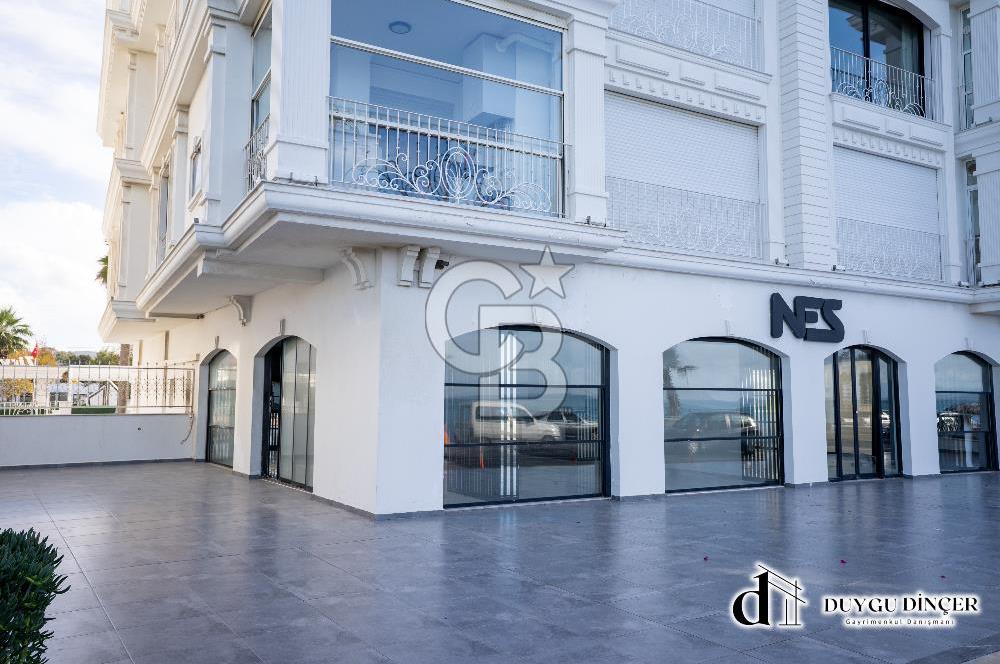GÜZELBAHÇEDE DENİZE BİRİNCİ SIRA KİRALIK 420m2 İŞ YERİ