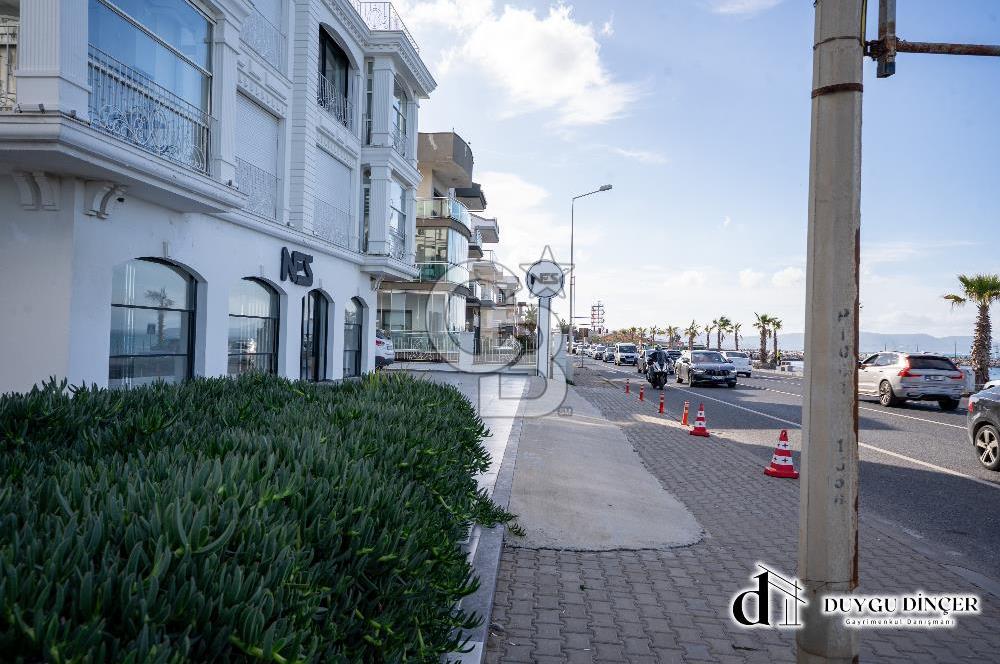 GÜZELBAHÇEDE DENİZE BİRİNCİ SIRA KİRALIK 420m2 İŞ YERİ