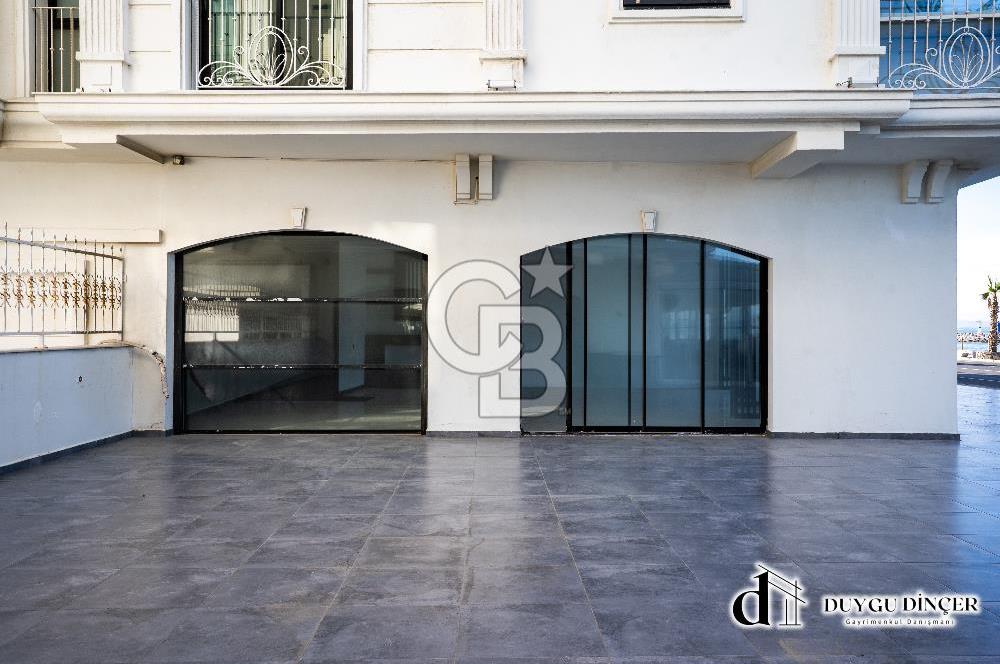 GÜZELBAHÇEDE DENİZE BİRİNCİ SIRA KİRALIK 420m2 İŞ YERİ