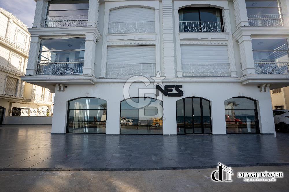GÜZELBAHÇEDE DENİZE BİRİNCİ SIRA KİRALIK 420m2 İŞ YERİ