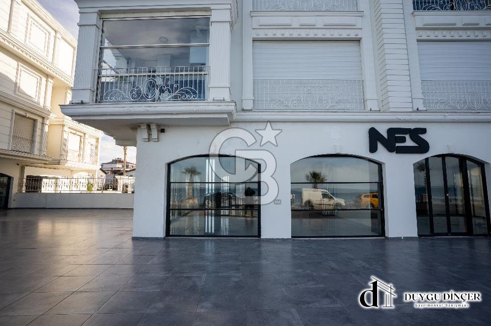 GÜZELBAHÇEDE DENİZE BİRİNCİ SIRA KİRALIK 420m2 İŞ YERİ