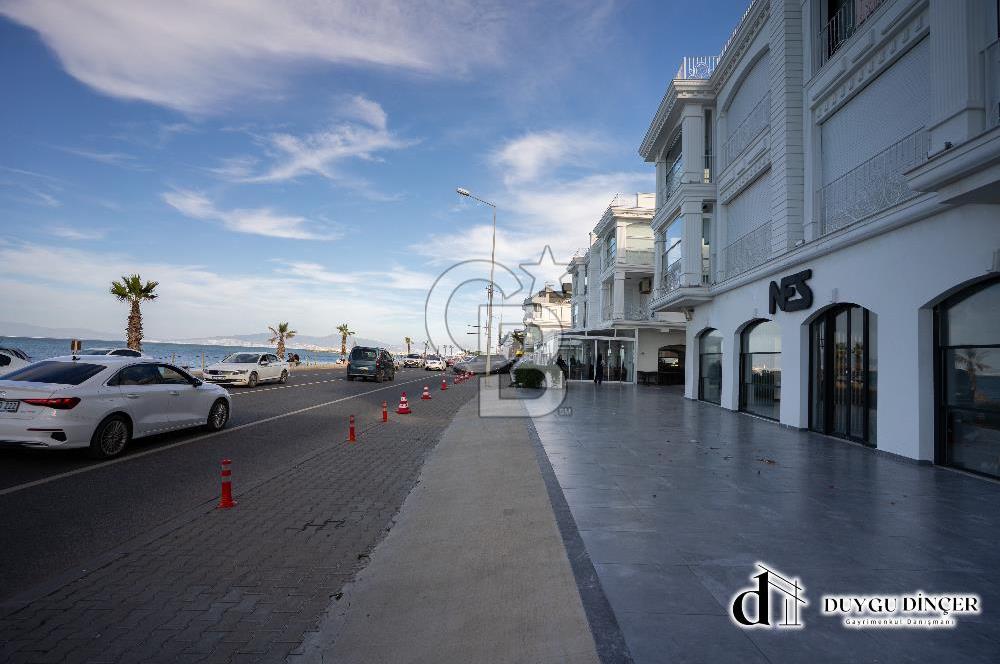 GÜZELBAHÇEDE DENİZE BİRİNCİ SIRA KİRALIK 420m2 İŞ YERİ