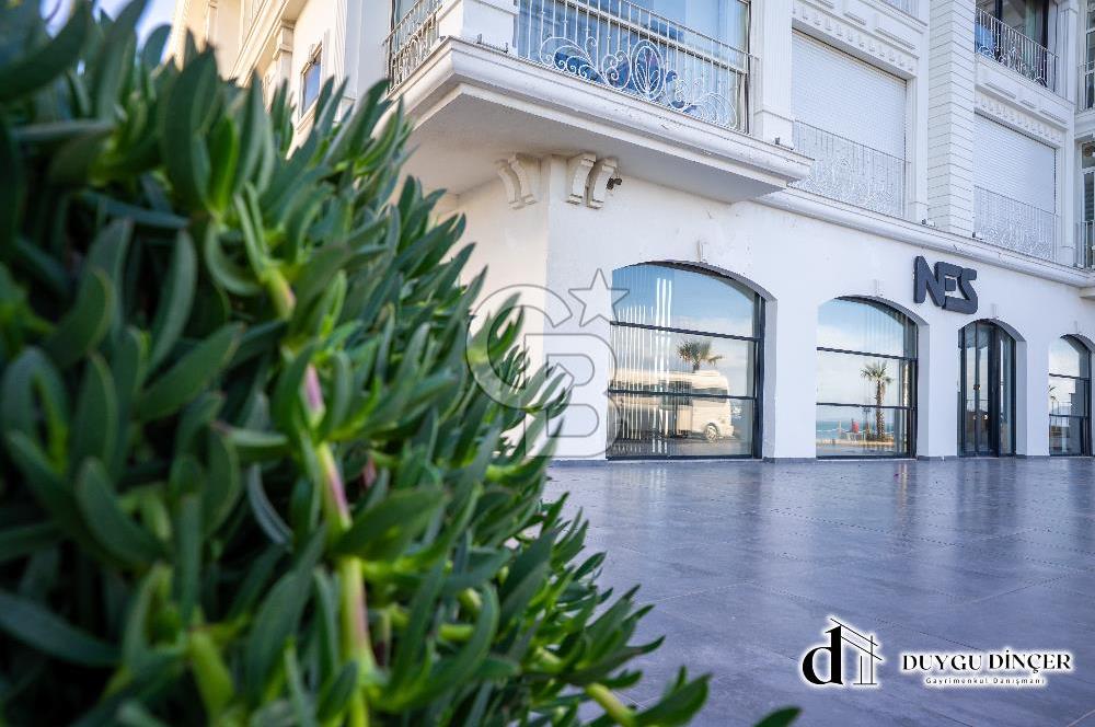 GÜZELBAHÇEDE DENİZE BİRİNCİ SIRA KİRALIK 420m2 İŞ YERİ
