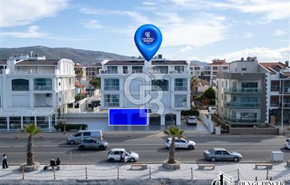 GÜZELBAHÇEDE DENİZE BİRİNCİ SIRA KİRALIK 420m2 İŞ YERİ