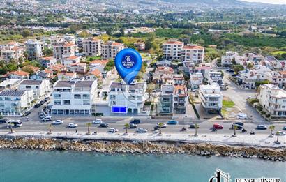 GÜZELBAHÇEDE DENİZE BİRİNCİ SIRA KİRALIK 420m2 İŞ YERİ