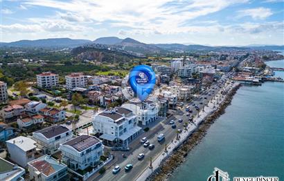 GÜZELBAHÇEDE DENİZE BİRİNCİ SIRA KİRALIK 420m2 İŞ YERİ