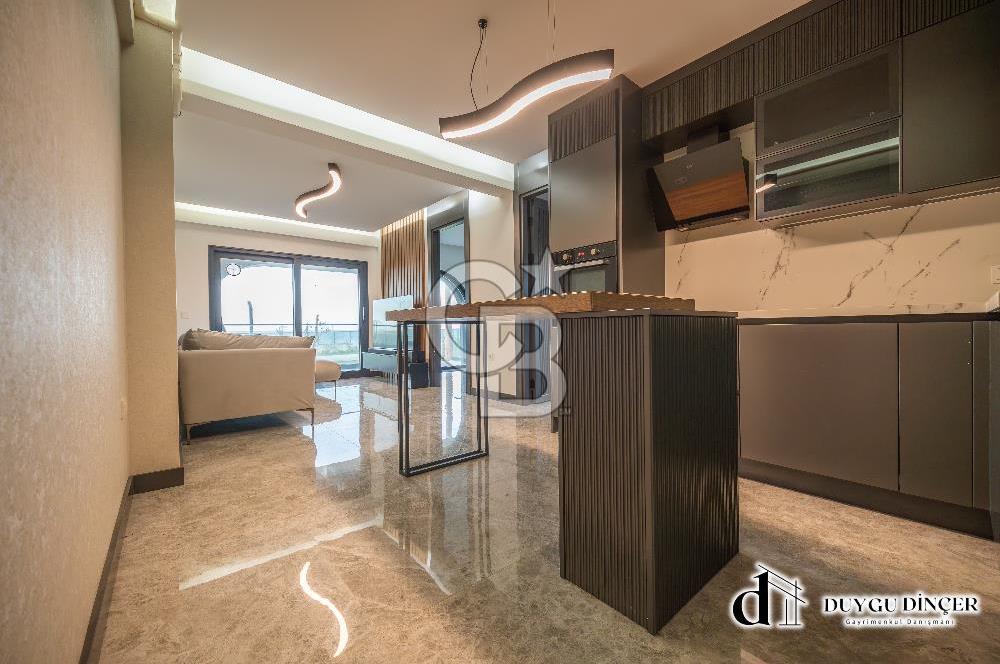 URLA KALABAK MOBİLYALI KİRALIK DENİZE SIFIR 2+1 + PLUS DAİRE