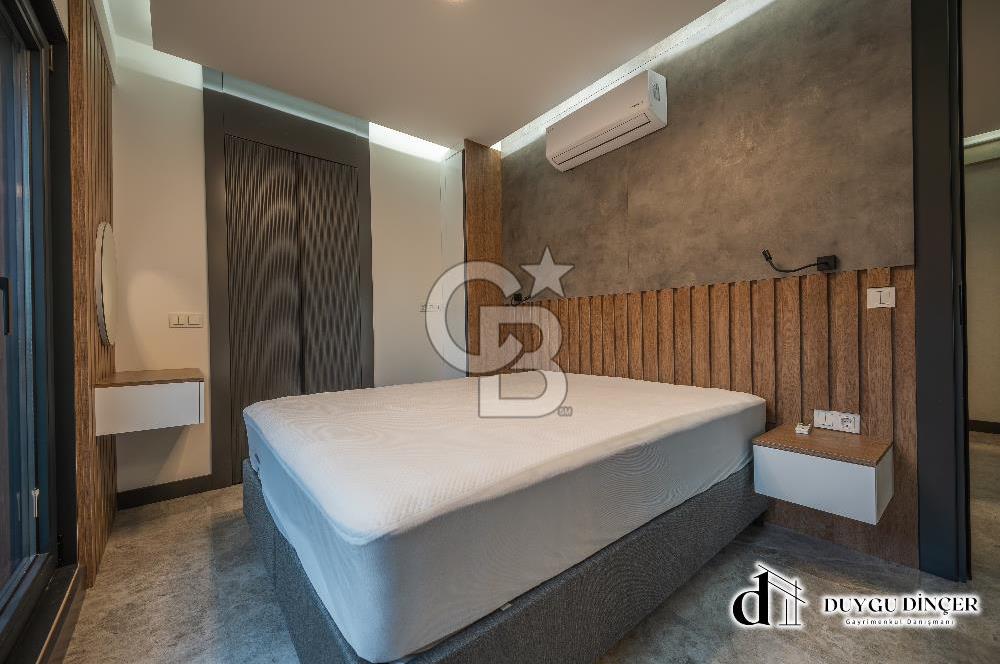 URLA KALABAK MOBİLYALI KİRALIK DENİZE SIFIR 2+1 + PLUS DAİRE