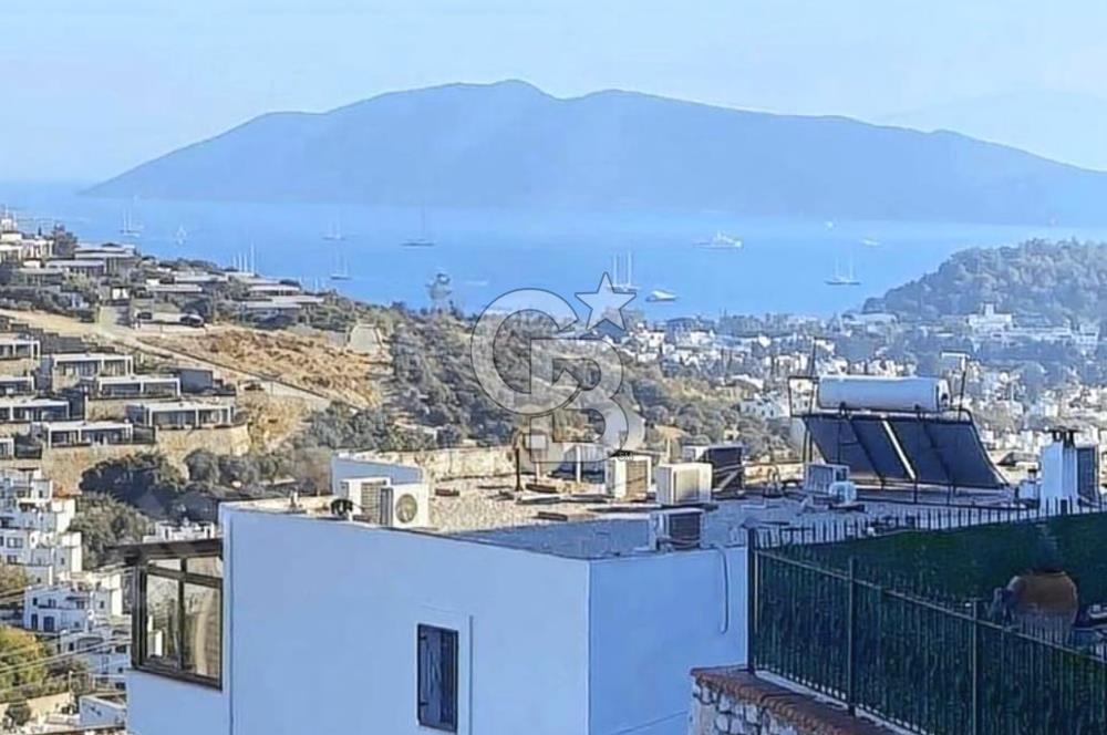 BODRUM YENİKÖY HAVUZLU SİTEDE DENİZ MANZARALI SATILIK 3+1