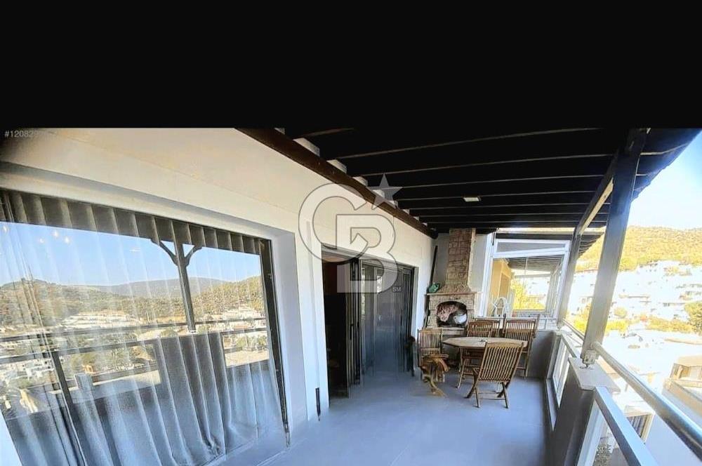 BODRUM YENİKÖY HAVUZLU SİTEDE DENİZ MANZARALI SATILIK 3+1