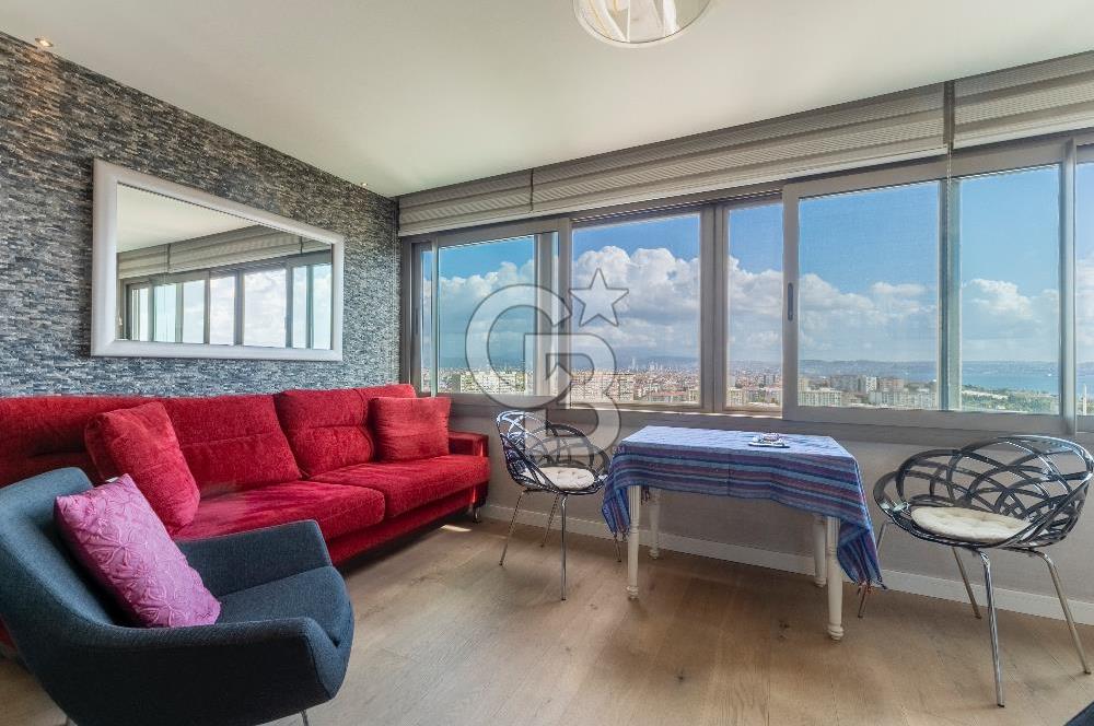 Mavişehir Selçuk Bloklarında Komple Deniz Manzaralı 3+1 Satılık Daire