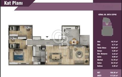 Akasya AVM ye Yürüme Mesafesinde Sıfır 3+1 Satılık Daire