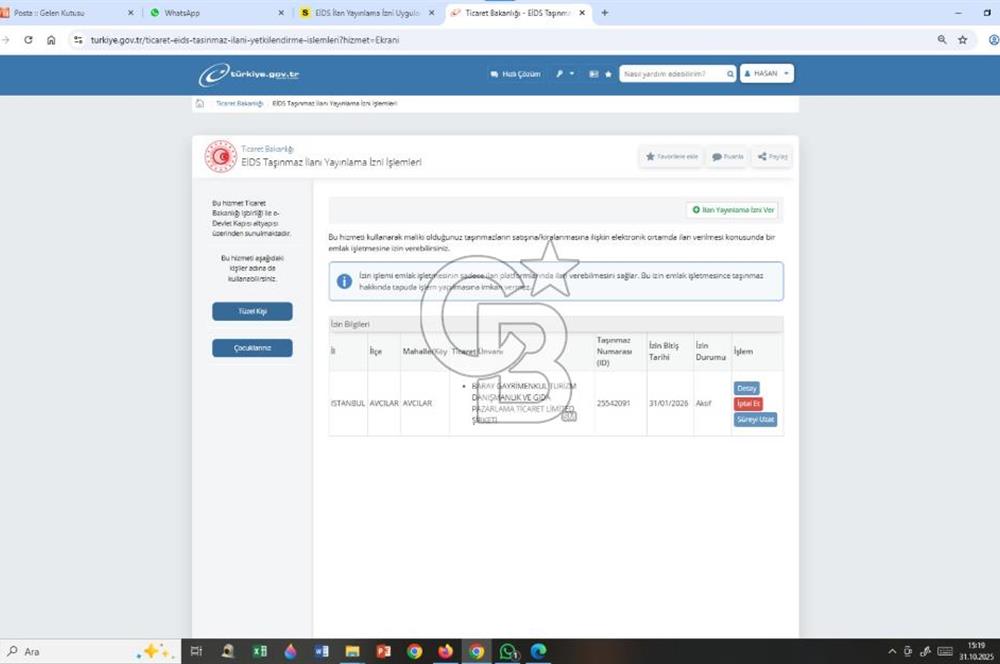 Mustafa Çağlayan'dan Avcılar Cihangir Mahallesi'nde Kiralık Daire