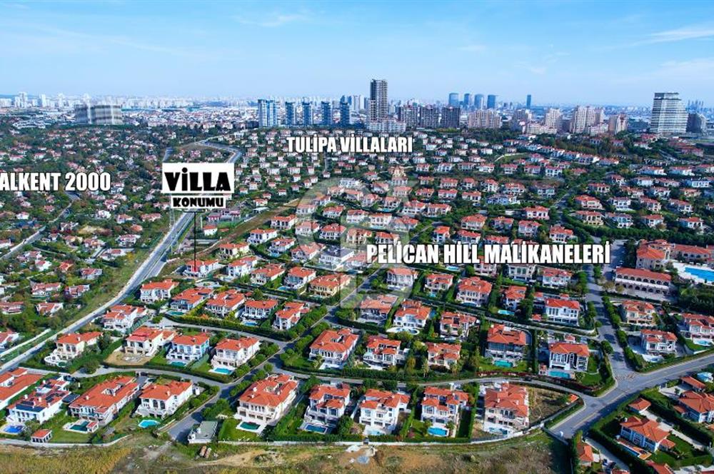 BÜYÜKÇEKMECE PELİCAN HİLL MALİKANELERİ FONTANA 9+2 SATILIK VİLLA