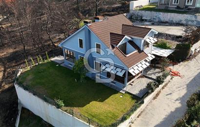ÇANAKKALE MERKEZ SARICAELİ YAMAÇ EVLERİ SATILIK 8+1 VİLLA