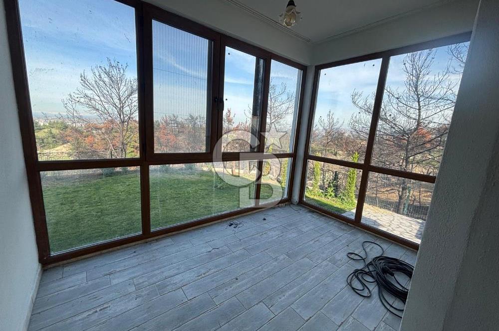 ÇANAKKALE MERKEZ SARICAELİ YAMAÇ EVLERİ SATILIK 8+1 VİLLA