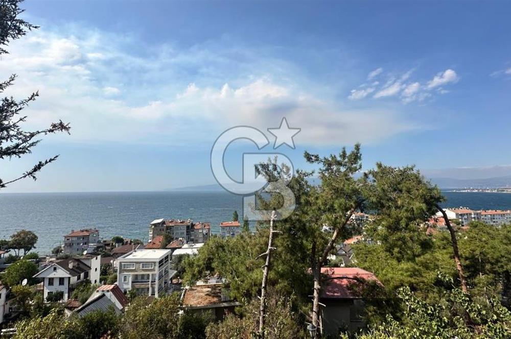 GEMLİK KURŞUNLU DA FULL DENİZ MANZARALI SATILIK 5+2 VİLLA