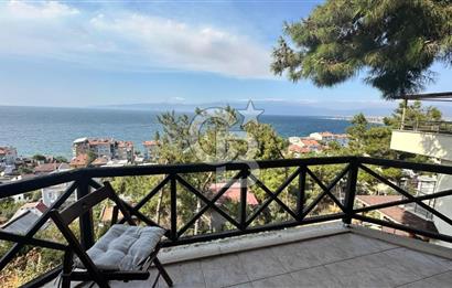 GEMLİK KURŞUNLU DA FULL DENİZ MANZARALI SATILIK 5+2 VİLLA