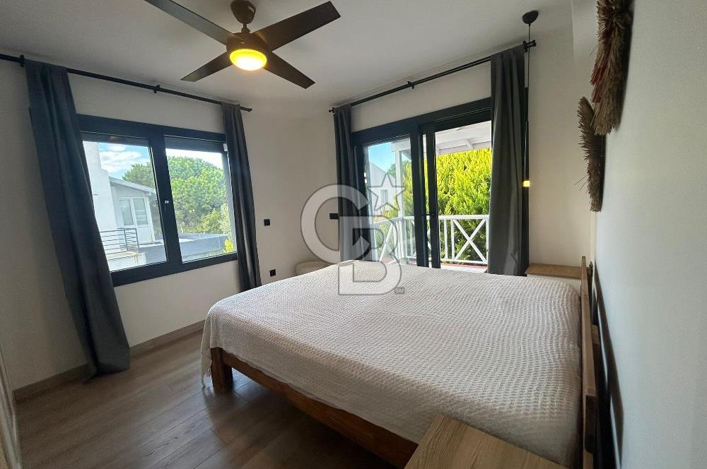 ÇEŞME-DALYAN EŞYALI, MÜSTAKİL HAVUZLU, FULL TADİLATLI 3+1 VİLLA