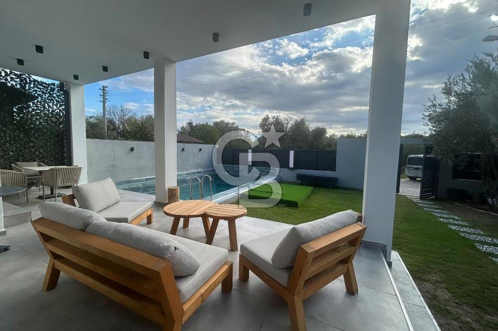 ÇEŞME-DALYAN EŞYALI, MÜSTAKİL HAVUZLU, FULL TADİLATLI 3+1 VİLLA