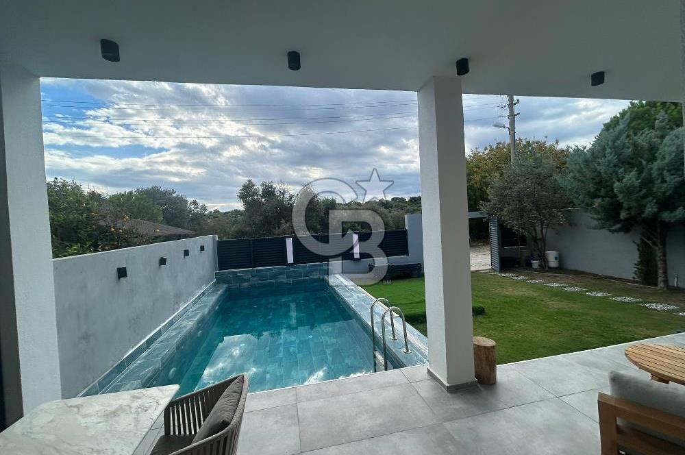 ÇEŞME-DALYAN EŞYALI, MÜSTAKİL HAVUZLU, FULL TADİLATLI 3+1 VİLLA