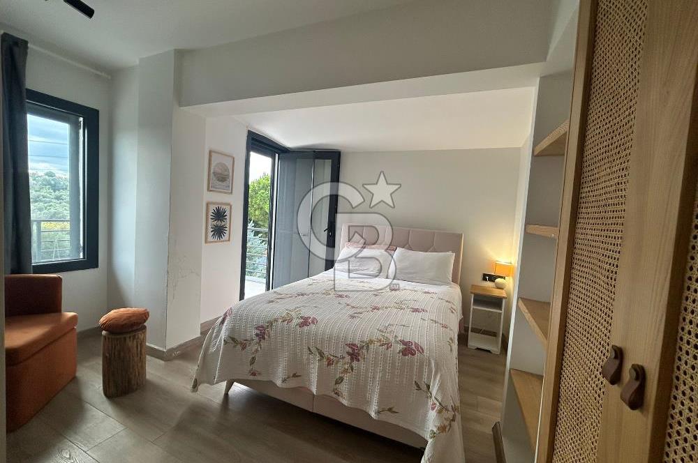 ÇEŞME-DALYAN EŞYALI, MÜSTAKİL HAVUZLU, FULL TADİLATLI 3+1 VİLLA