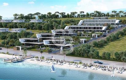 Çeşme'de Denize Sıfır 2+1 Bahçeli Dubleks