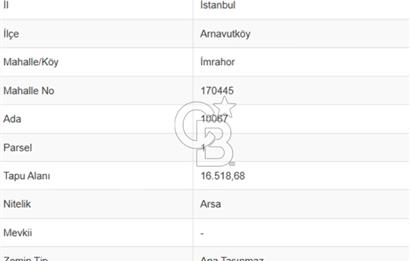 Havaalanına Yakın İmrahorda Turizm İmarlı Yatırımlık Arsa