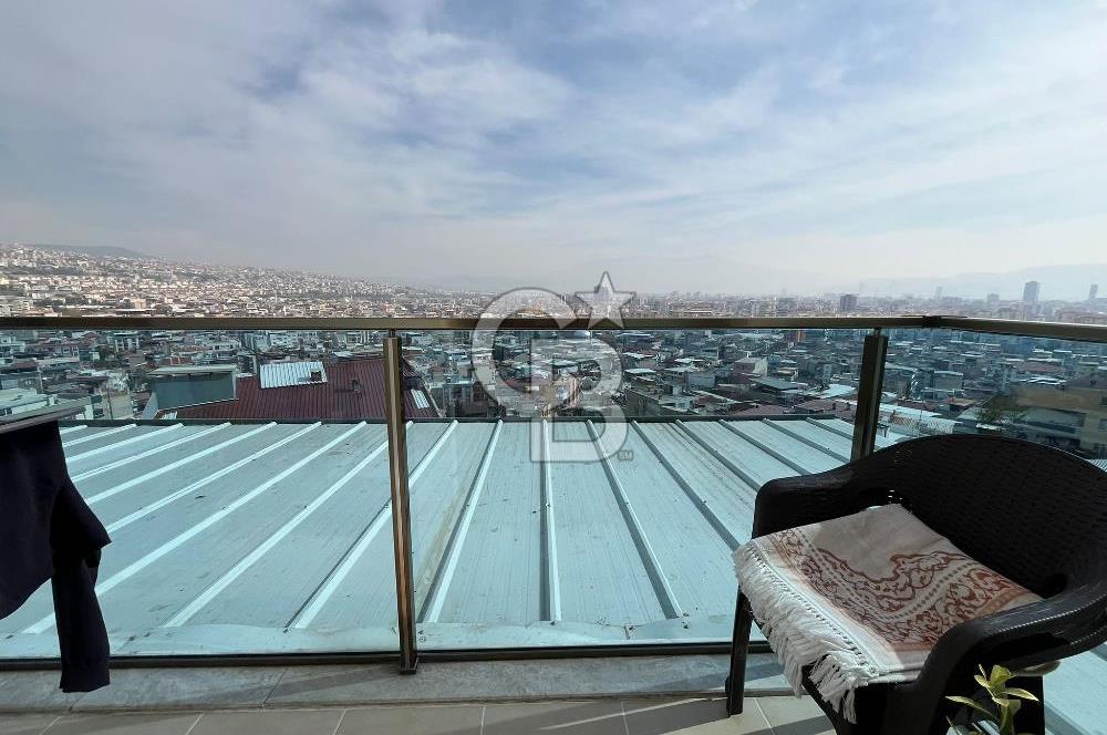 BAYRAKLIDA MANZARALI KAPALI MUTFAKLI DAİRE