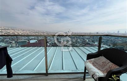 BAYRAKLIDA MANZARALI KAPALI MUTFAKLI DAİRE