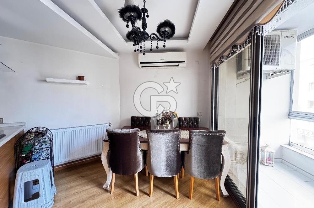 KONAK GÜNEŞLİ MAH EGEPOL HAS 250METRE 2.KAT 3+1 120m2 FUL EŞYALI