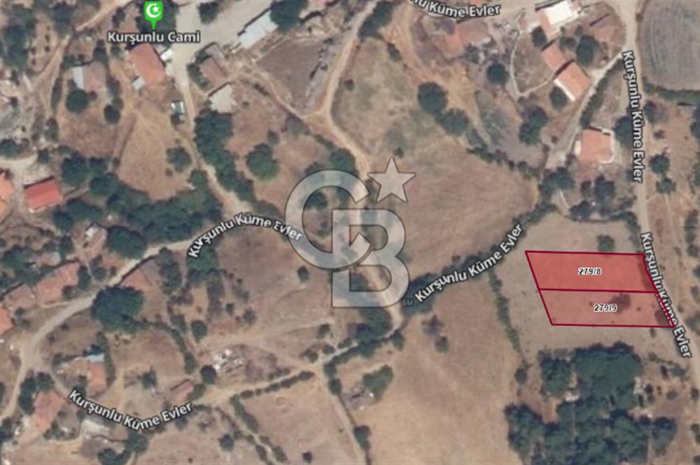 BAYRAMİÇ KURŞUNLU KÖYÜNDE 2 PARSELDEN OLUŞAN  SATILIK ARSA 